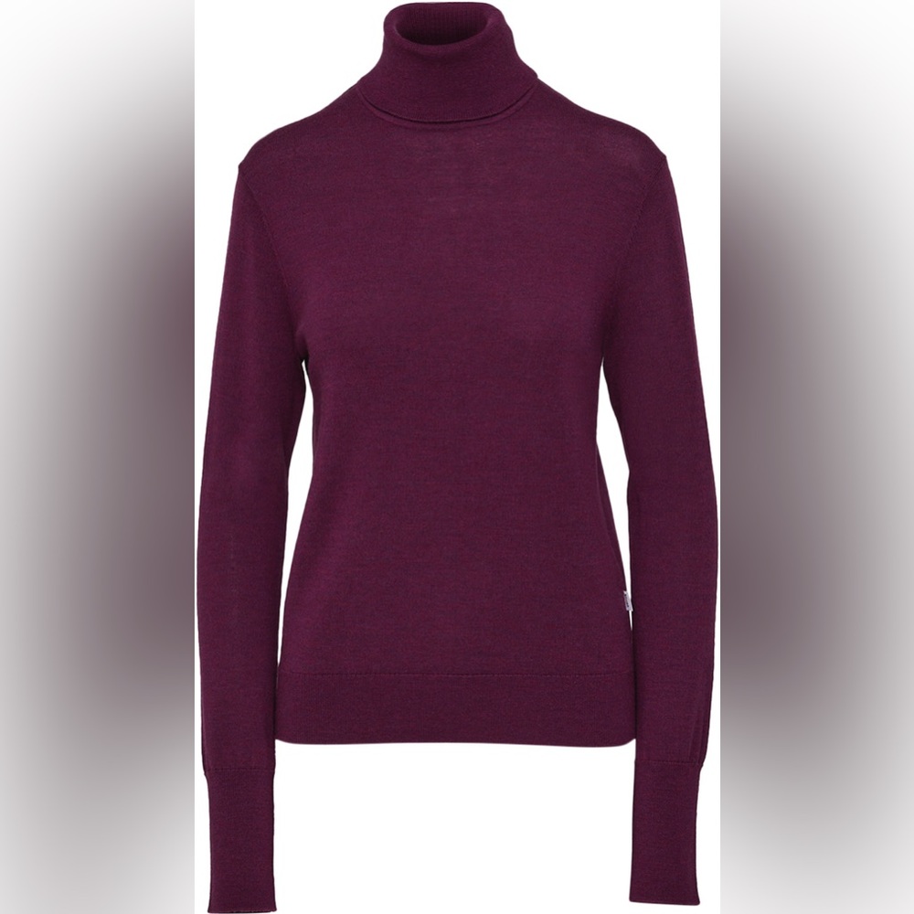NWT Vallier New Haven Womens 100% Merino Wool Lightweight Sweater - S - Magenta